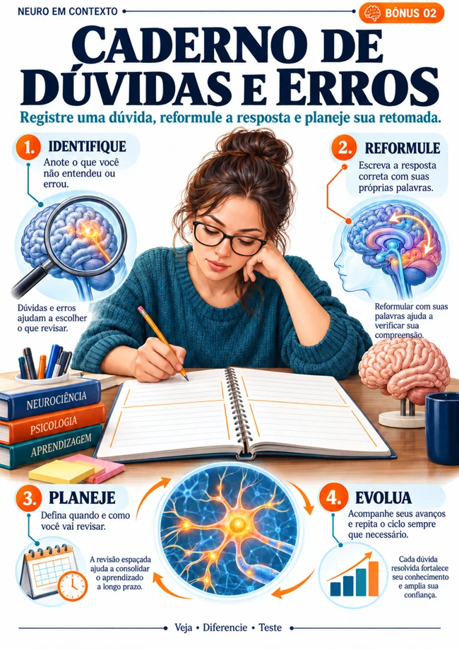 Capa real do Caderno de Dúvidas e Erros